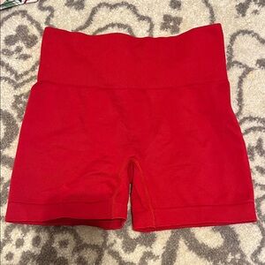 BO+TEE Red Women’s Biker/Workout Shorts